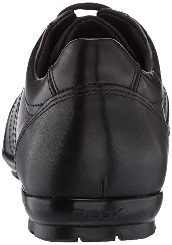 Geox UOMO SYMBOL B Piso Oxford Hombre, Negro (Black), 43 EU