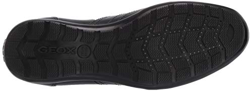 Geox UOMO SYMBOL B Piso Oxford Hombre, Negro (Black), 43 EU
