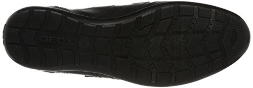 Geox UOMO SYMBOL D Piso Oxford Hombre, Negro (Black), 41.5 EU