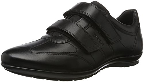 Geox UOMO SYMBOL D Piso Oxford Hombre, Negro (Black), 41.5 EU