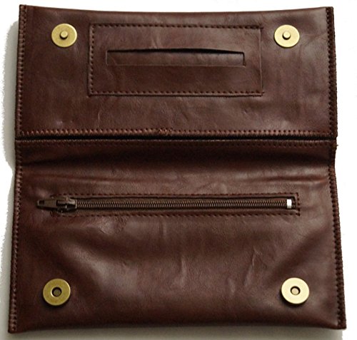 GERMANUS Estuche Bolsa Bolso de Tabaco de Cuero Artificial, sin Cuero, Made in EU - Skobrunus
