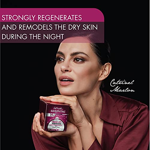 Gerovital H3 Evolution, Crema Regenerante Efecto Lift de noche, Tipo de piel: Seca Deshidratada, 50 ml