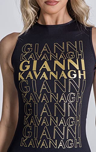 Gianni Kavanagh Black Ego Dress Casual, S Women's