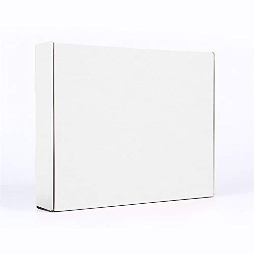 Giftgarden Caja de Cartón Kraft 30.5x22.9x7.6cm, Color Blanco, Cajitas de Carton Corrugado para Envíos, 25 Unidades