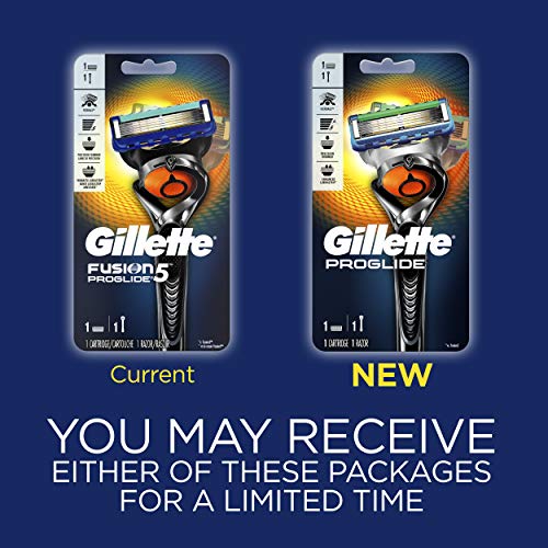 Gillette Fusion5 ProGlide Maquinilla, Tecnología FlexBall, se Adapta a los Contornos, Elimina Casi Todo el Pelo