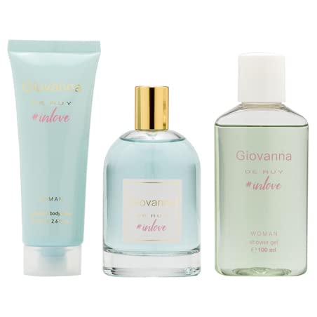 Giovanna De Ruy In Love Estuche de Regalo para Mujer EdT 100ml + Body Lotion 75ml + Gel Baño 100ml