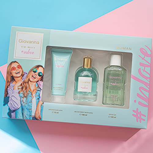 Giovanna De Ruy In Love Estuche de Regalo para Mujer EdT 100ml + Body Lotion 75ml + Gel Baño 100ml