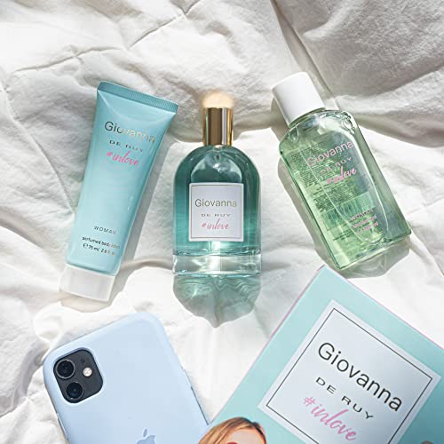 Giovanna De Ruy In Love Estuche de Regalo para Mujer EdT 100ml + Body Lotion 75ml + Gel Baño 100ml