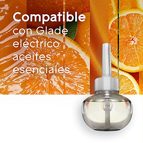 Glade Aromatherapy Eléctrico Líquido Con Aceites Esenciales, Fragancia Pure Happiness, Aparato Y Recambio, Color Incoloro