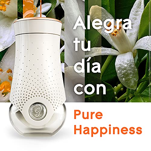 Glade Aromatherapy Eléctrico Líquido Con Aceites Esenciales, Fragancia Pure Happiness, Aparato Y Recambio, Color Incoloro