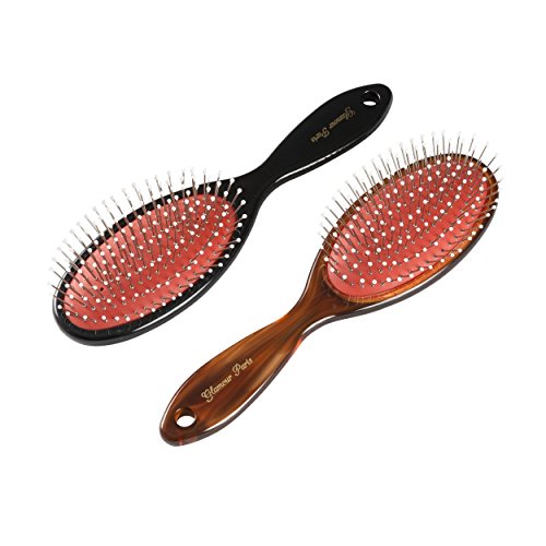 Glamour Studio - Cepillo neumático (púas metálicas, color aleatorio)