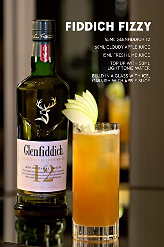 Glenfiddich Whisky - Whisky escocés de malta,12 años, botella 700 ml