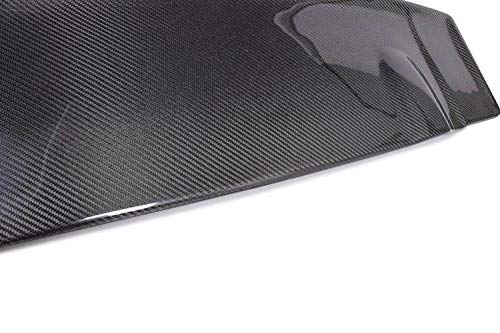 GLFDYC Auto Fibra de Carbon Alerón Trasero Spoiler, para Volkswagen VW Scirocco 2008-2013 Car Rear Trunk Techo Spoiler Lip, Universal Coche Maletero ala Cola Accesorios Nuevo Trim