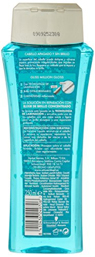 Gliss Million Gloss - Champú, 2 piezas, 200 gr