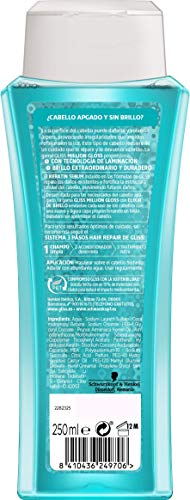 Gliss - Million Gloss Champú para Cabello Apagado y Sin Brillo - 250ml - Schwarzkopf