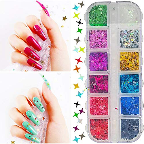 Glitter para Ojos BESTZY Purpurina Cosmética Maquillaje para Cuerpo Cara Pelo y Uñas Halloween Party Christmas (24 Colores)