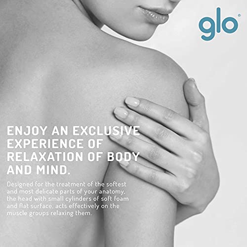 Glo Soft-Massage - Cabezal para Zonas Delicadas, Tratamiento Terapeútico, Experiencia Exclusiva para Relajar el Cuerpo y Mente, Azul