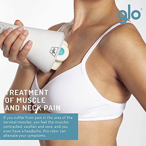 Glo Soft-Massage - Cabezal para Zonas Delicadas, Tratamiento Terapeútico, Experiencia Exclusiva para Relajar el Cuerpo y Mente, Azul