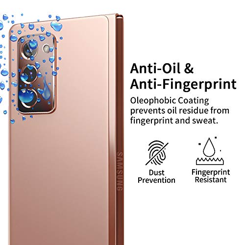 GOBUKEE [4+1] Protector de pantalla Galaxy Z Fold2 con protector de lente de cámara [Fácil de instalar] [Antigolpes] Película de TPU flexible Go-Flex para Galaxy Z Fold 2 5G (N)
