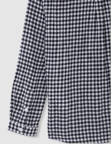 Gocco Camisa Cuadro Vichy, Negro, 9-10 años Chicos