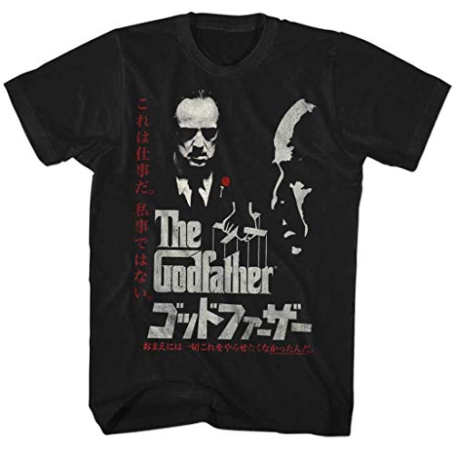 Godfather Movies Godfather - Camiseta de manga corta para adulto - Negro - 6X-Large