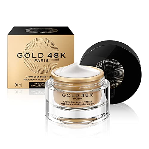 GOLD 48K - Crema de noche - iluminación y firmeza - Oro Puro + Ácido Hialurónico
