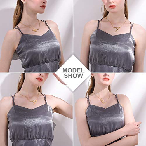 GoldChic Collar de Letra Oro C Colgantes con Iniciales de Nombres