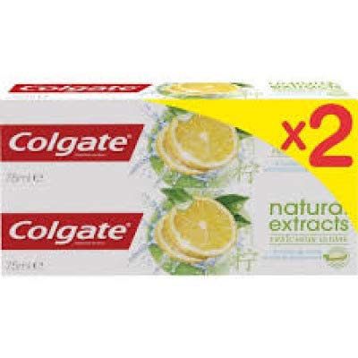 Golgate Colgate natural fresh - Pack de 2 x 75 ml