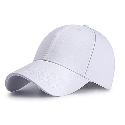 Gorra de Béisbol Simple Snapbacks Deportes Casual Sombrero de Béisbol Visera Sombrero de Protección Solar Gorras de Golf Casual Deportivo Algodón Peso Ligero Unisex Ajustable Sombreros