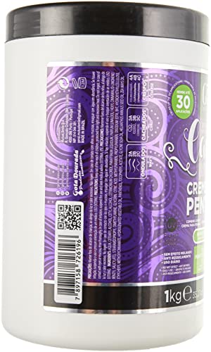 GOTA DOURADA Creme PENTEAR CACHOS VOLUMOSOS 1KG, Único, Estándar