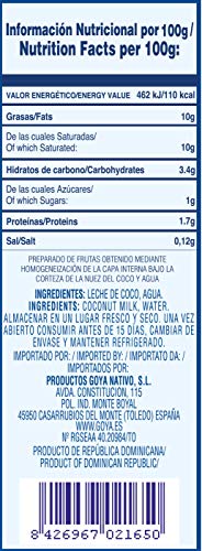 Goya Leche De Coco Light - 6 Unidades X Ml 2 G, 400 Gramo
