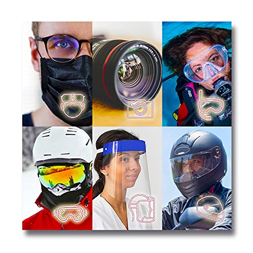 GPQ - Toallitas Antivaho para Gafas | Húmedas y Desechables | 30 Unidades | Aptas para Pantallas de protección, Máscaras de buceo, Viseras de casco, Ópticas de cámaras