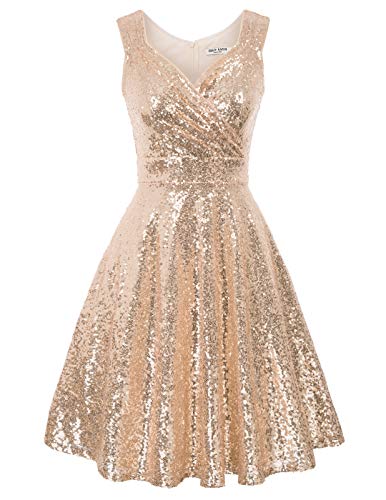 GRACE KARIN Mujer Vestido Elegante Años 50 Vestido de Mujeres Rockabilly Clásico L CL011061-2