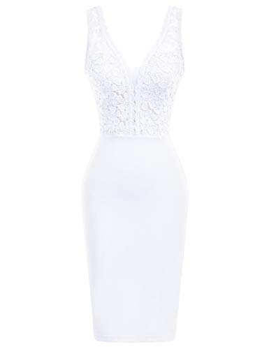 GRACE KARIN - Vestido de Tubo de Estilo Rockabilly Vintage para Mujer, Vestido de Oficina, CL987, Cl136-7, M