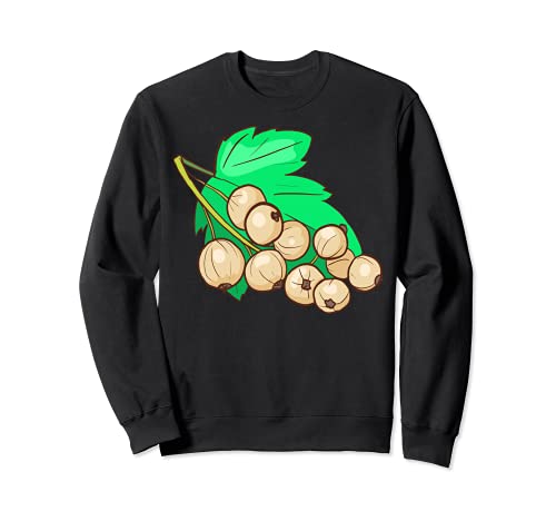 Grosellas blancas Fruta Vegano Vegetariano Sudadera