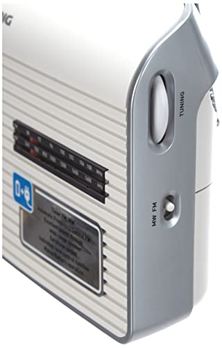 Grundig Radio portátil analógica Music 60 White/Silver