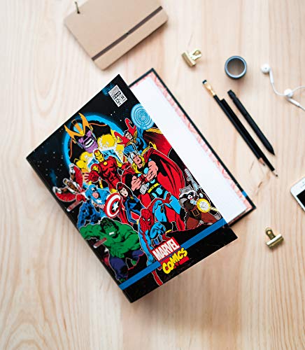 Grupo Erik - Carpeta 2 anillas troquelada premium Marvel Comics Los Vengadores, A4, 32x26 cm (C2AT0014)