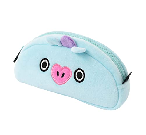 Grupo Erik Estuche Escolar BT21 - Estuche BT21 Mang, Estuche Rectangular Vuelta al Cole - Estuche BTS - Producto con Licencia Oficial, Azul