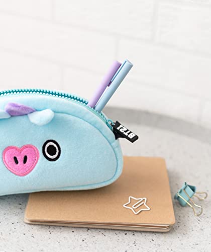 Grupo Erik Estuche Escolar BT21 - Estuche BT21 Mang, Estuche Rectangular Vuelta al Cole - Estuche BTS - Producto con Licencia Oficial, Azul