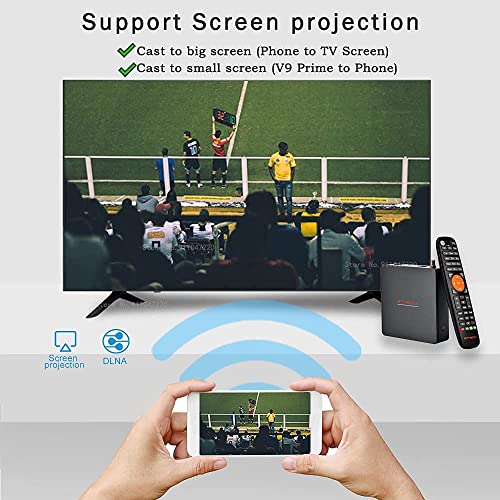 GTMEDIA V9 Prime Decodificador Satelite,DVB-S/S2/S2X 2.4G WiFi Incorporado Receptor Satelite Soporta PVR/T2-MI/Biss Auto Roll/AVS+/VCM/ACM,H.265 1080P Full HD IPTV,HEVC 10 Bits, Cccam, Newcam, youtube