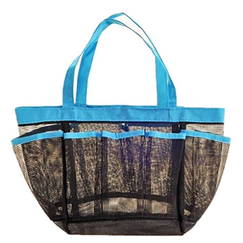 Guangcailun Ducha Tote Ducha Caddy Organizer Durable Poliéster Malla Baño Canasta Portátil Cesta de Almacenamiento