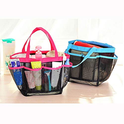 Guangcailun Ducha Tote Ducha Caddy Organizer Durable Poliéster Malla Baño Canasta Portátil Cesta de Almacenamiento