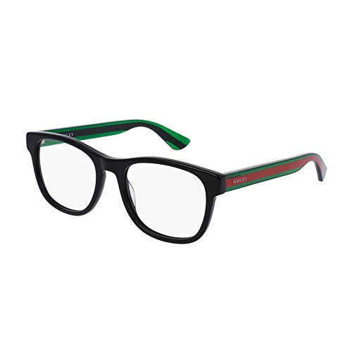 Gucci GG0004O-002 Estuches para anteojos, Negro, 53.0 para Hombre