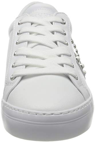 Guess GRASEY4/ACTIVE Lady/Leather LI, Oxford Plano Mujer, Blanco, 37 EU