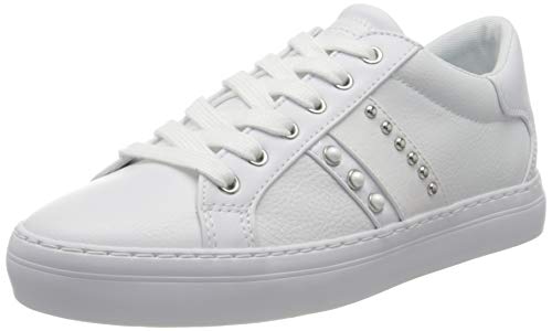 Guess GRASEY4/ACTIVE Lady/Leather LI, Oxford Plano Mujer, Blanco, 37 EU