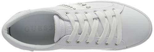 Guess GRASEY4/ACTIVE Lady/Leather LI, Oxford Plano Mujer, Blanco, 37 EU