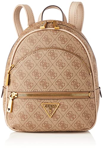 Guess Manhattan Backpack, Mochila para Mujer, Logotipo de Leche, Talla única