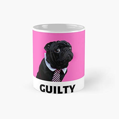Guilty Business Pug - Taza clásica para regalo (11 oz)