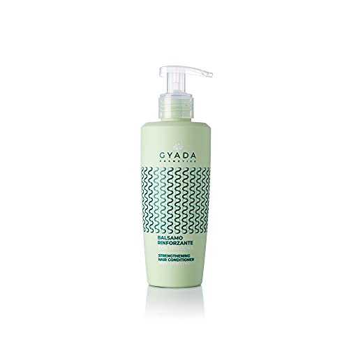 GYADA COSMETICS, Acondicionador reforzado con espiral de acción reestructurante y fortalecedor, para cabello frazli y estresado, estimula el crecimiento del cabello con avena y gineng, 200 ml