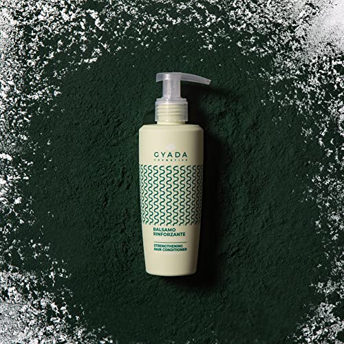 GYADA COSMETICS, Acondicionador reforzado con espiral de acción reestructurante y fortalecedor, para cabello frazli y estresado, estimula el crecimiento del cabello con avena y gineng, 200 ml